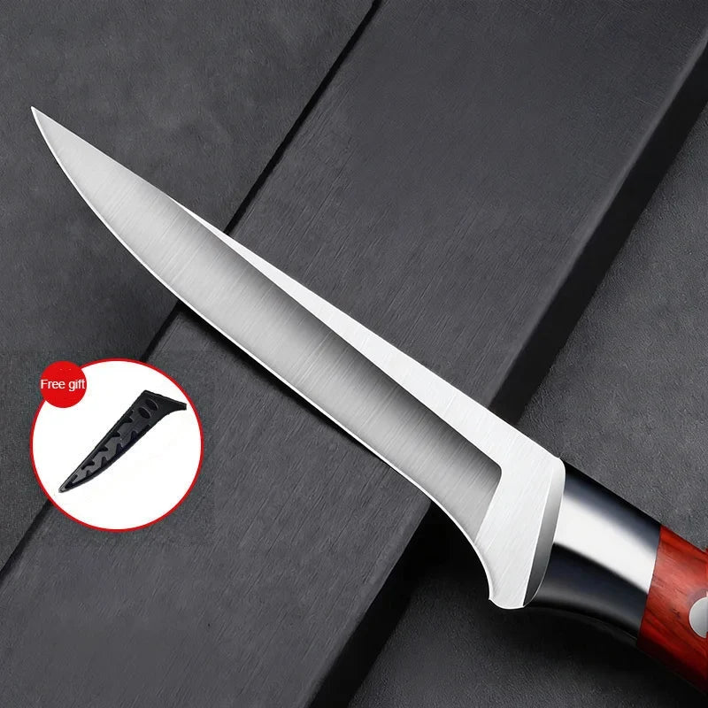 Stainless Steel Boning Knife Set – 1, 2 or 3-Piece Butcher