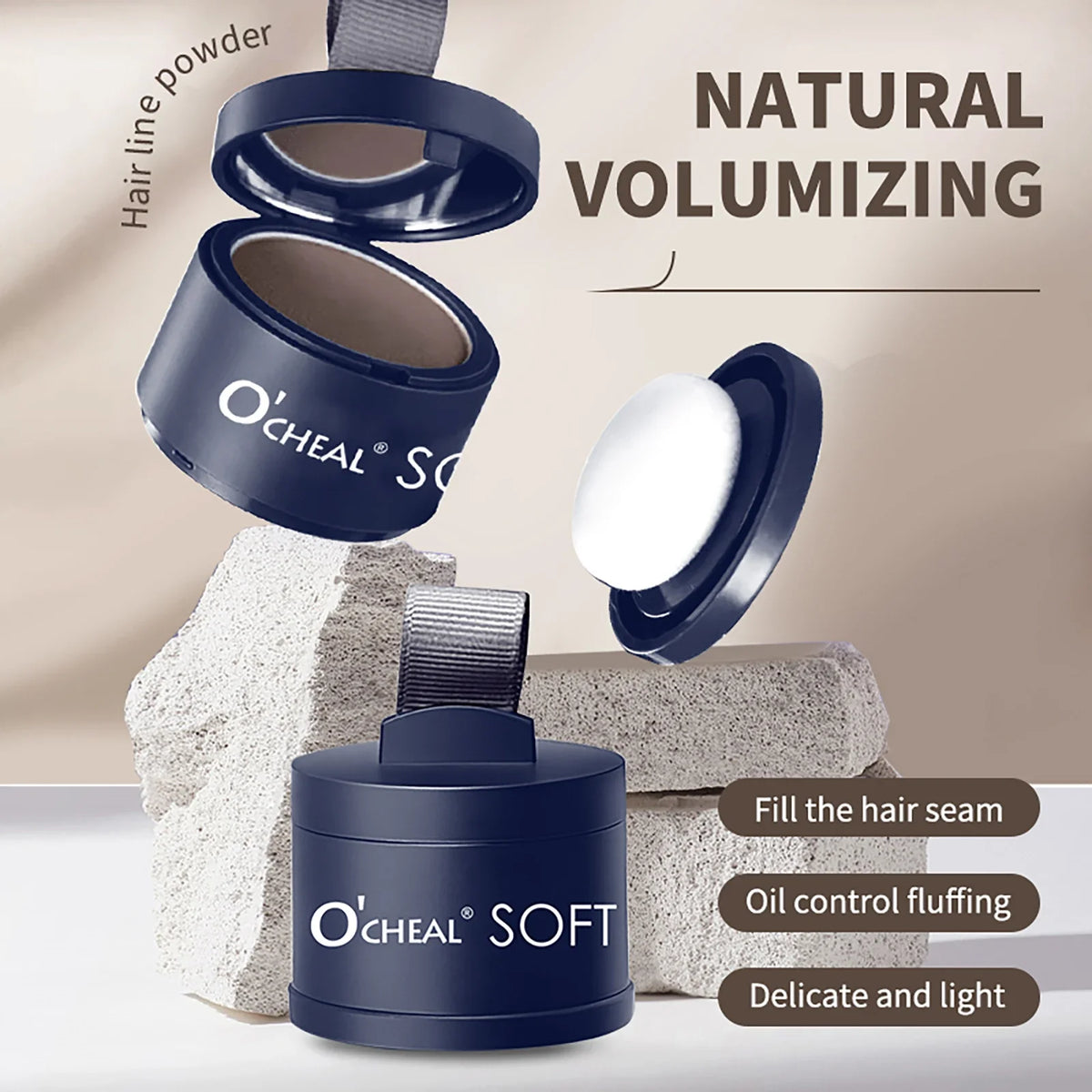 O'CHEAL Hairline Shadow Powder – Waterproof Hair Concealer