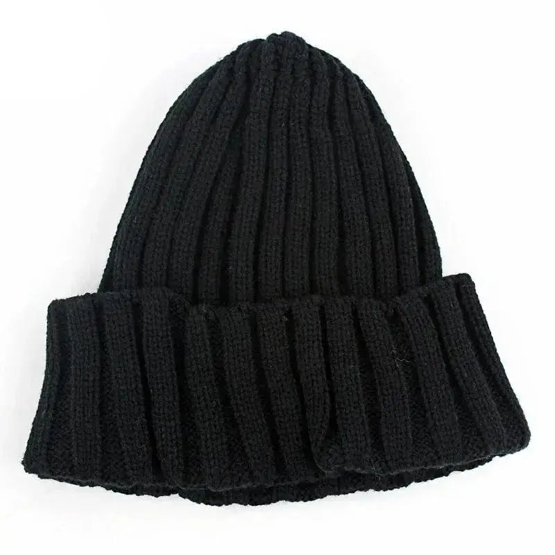 Mustache Beard Knitted Beanie Hat – Funny Party & Cosplay Cap