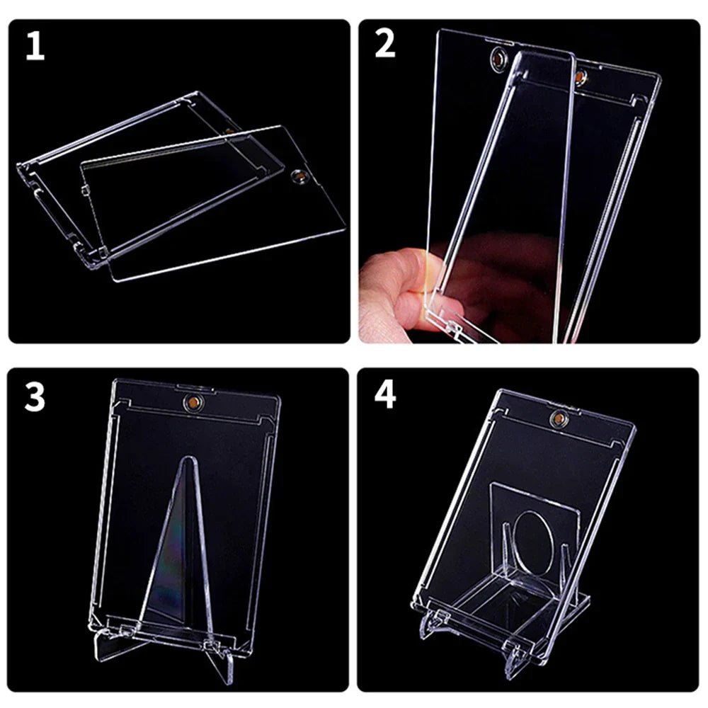 Clear Magnetic Trading Card Display Case | Kpop & Game Cards