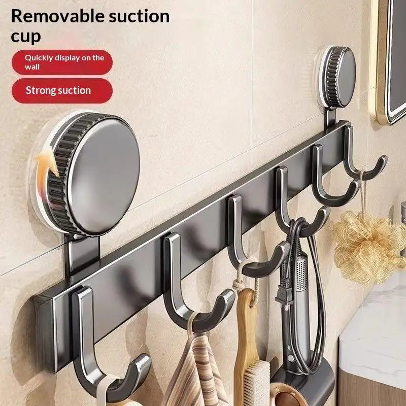 No-Drill Suction Cup Coat Hook | Multi-Purpose Wall Hanger