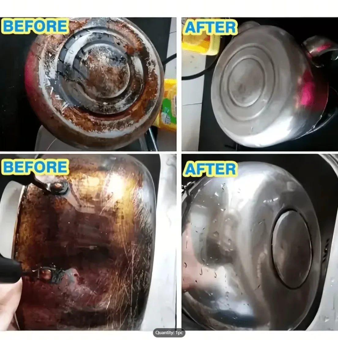Rust Remover Spray with Sponge & Towel – Car & Metal Surfaces