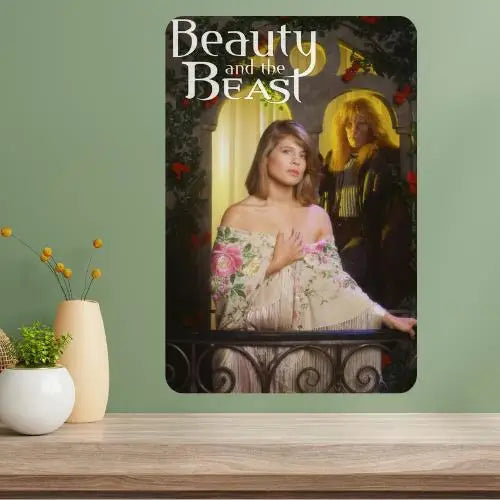 Beauty and the Beast TV Show Vintage Metal Poster Sign