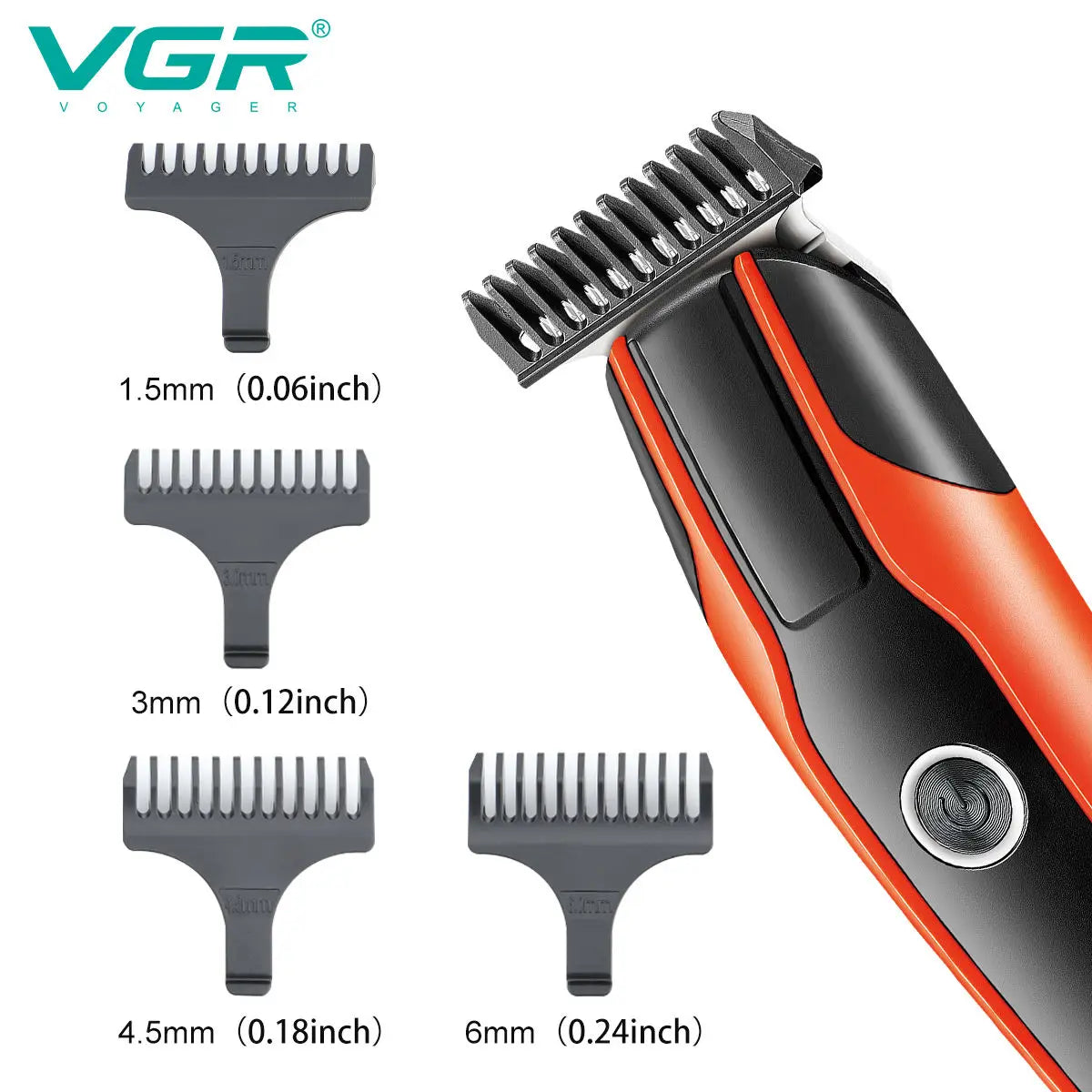 VGR V-999 USB Rechargeable Electric Hair Clipper & Trimmer