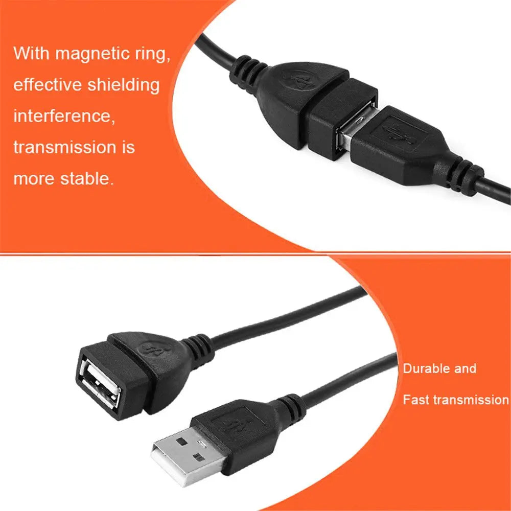 USB 2.0 A Male to Female Extension Cable – 0.6M to 5M