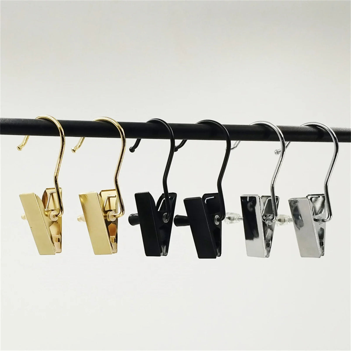 Stainless Steel Clothespin Hooks | Clip & Drip Laundry Hangers