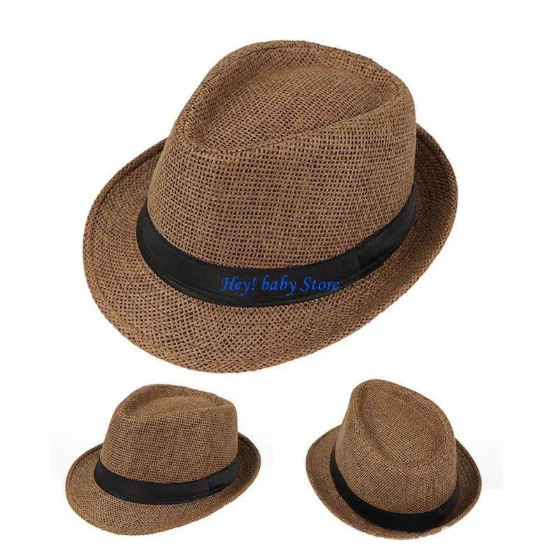 Kids Straw Sun Hat | Beach & Outdoor Cap Boys & Girls