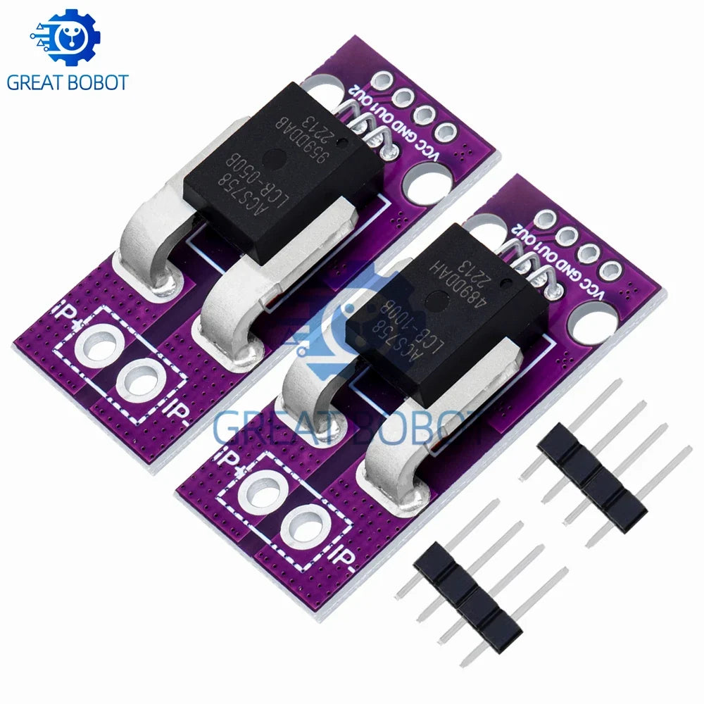 ACS758 Hall Effect Linear Current Sensor Module 50A 100A