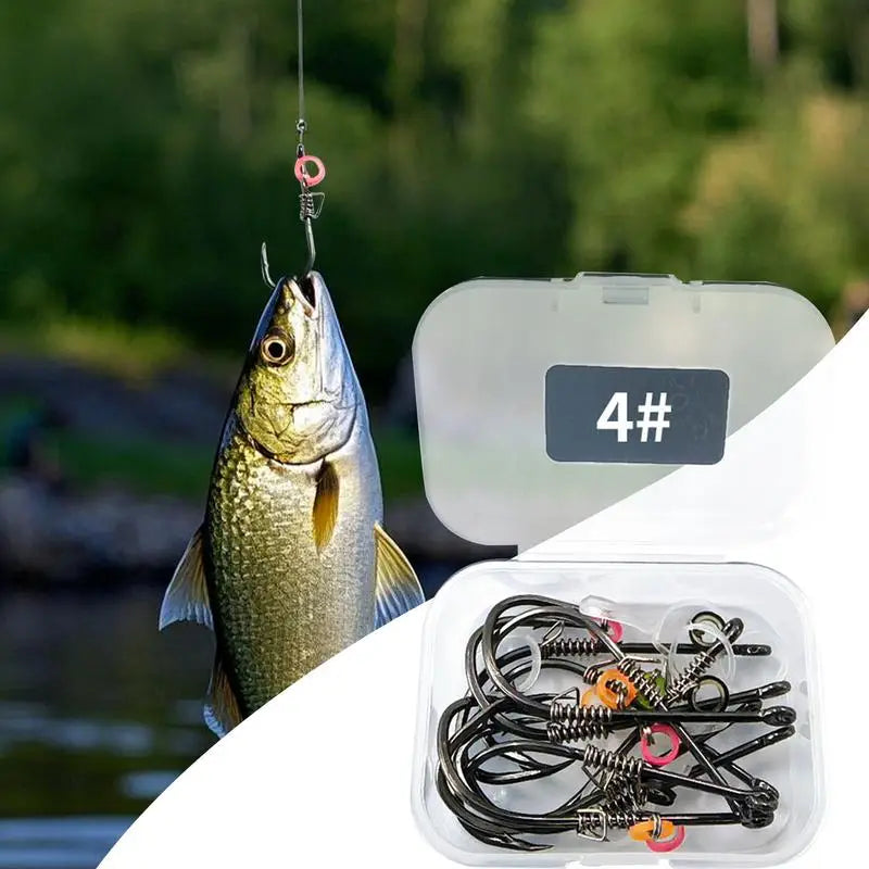 Offset Fishing Hooks Saltwater Portable Fish Accessories Reusable
