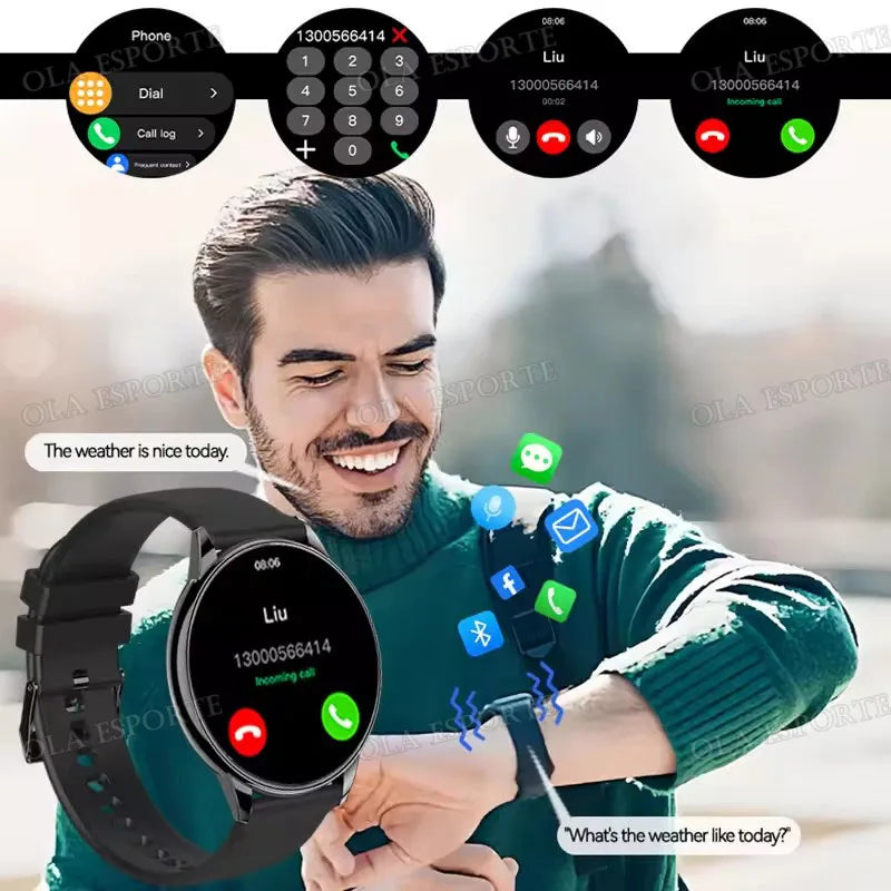 Smart Watch Full Touch Screen Call Message Reminder Music Control