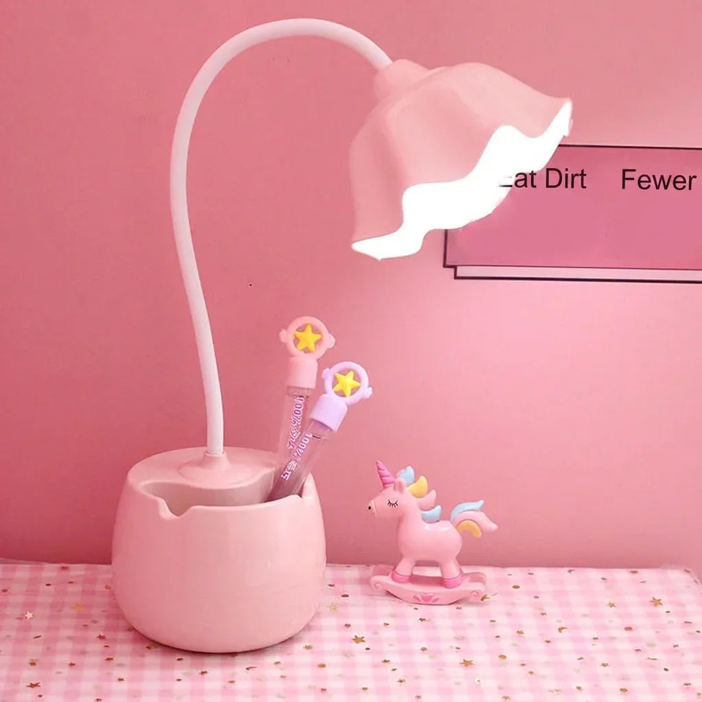 Pen Holder Lamp Multi-functional Usb Reading Light Eye-friendly Study
