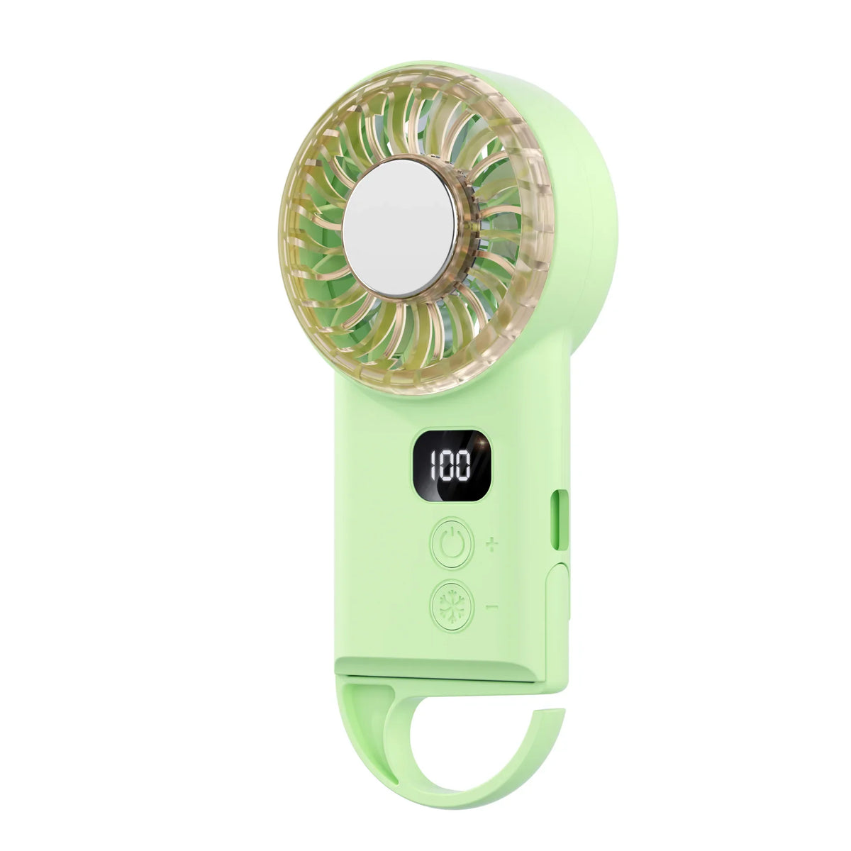 Portable USB Cooling Fan with Carabiner Clip – Outdoor & Desk