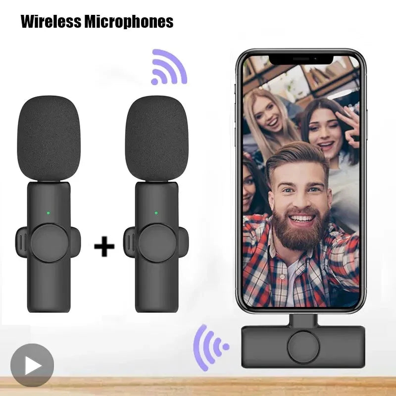 AyeBeau K11 Dual Wireless Lavalier Mic – iPhone & Android