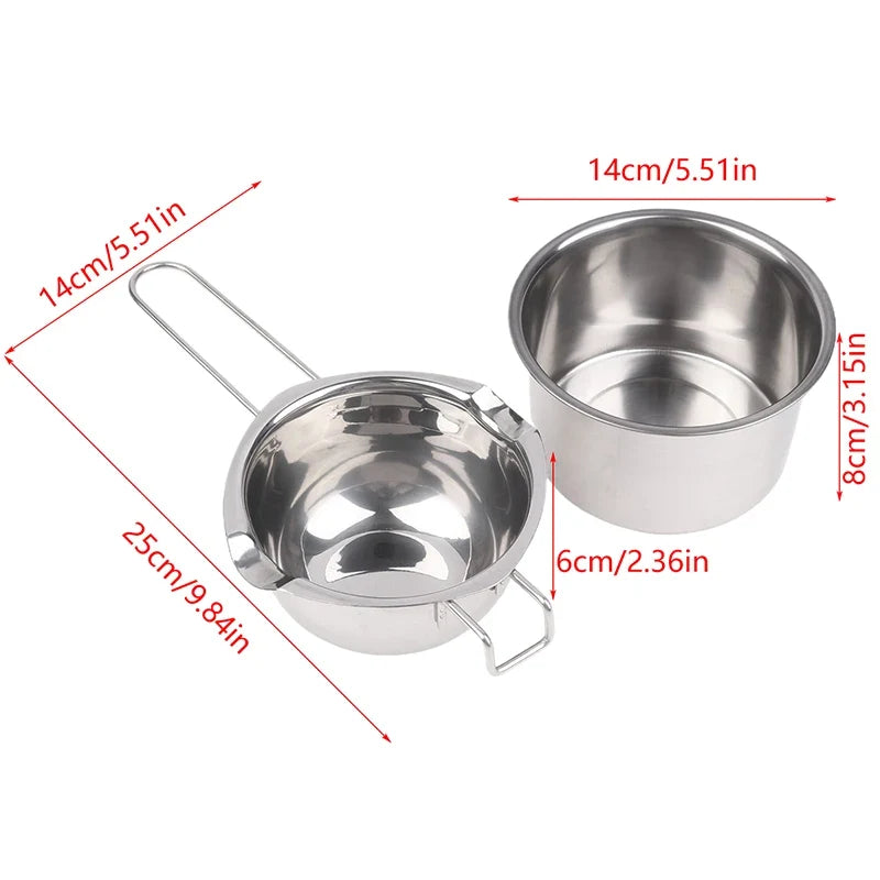 Stainless Steel Wax Melting Pot for Candle Soap & Candy Making