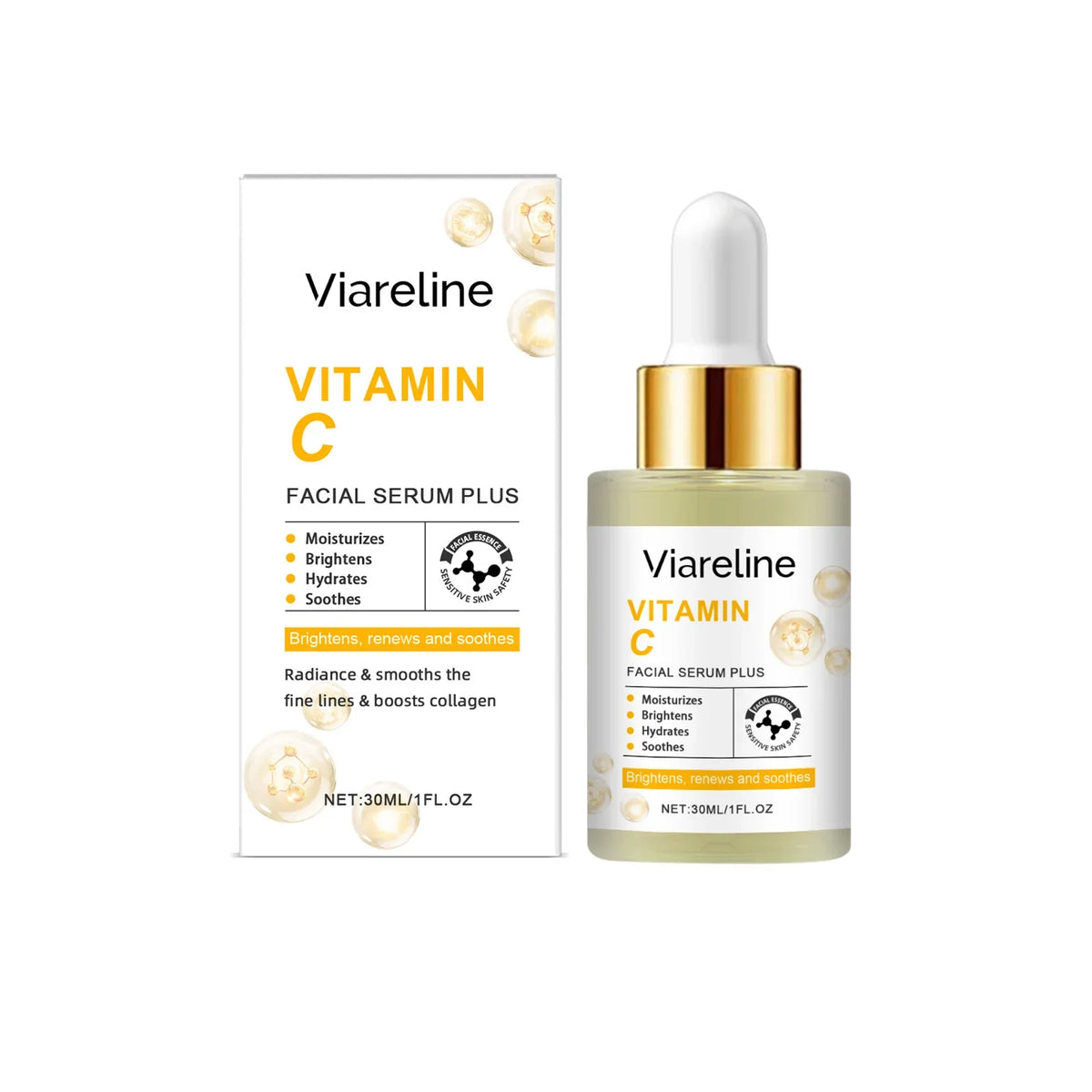 Viareline Vitamin C Facial Serum – Moisturizing & Firming 30ml
