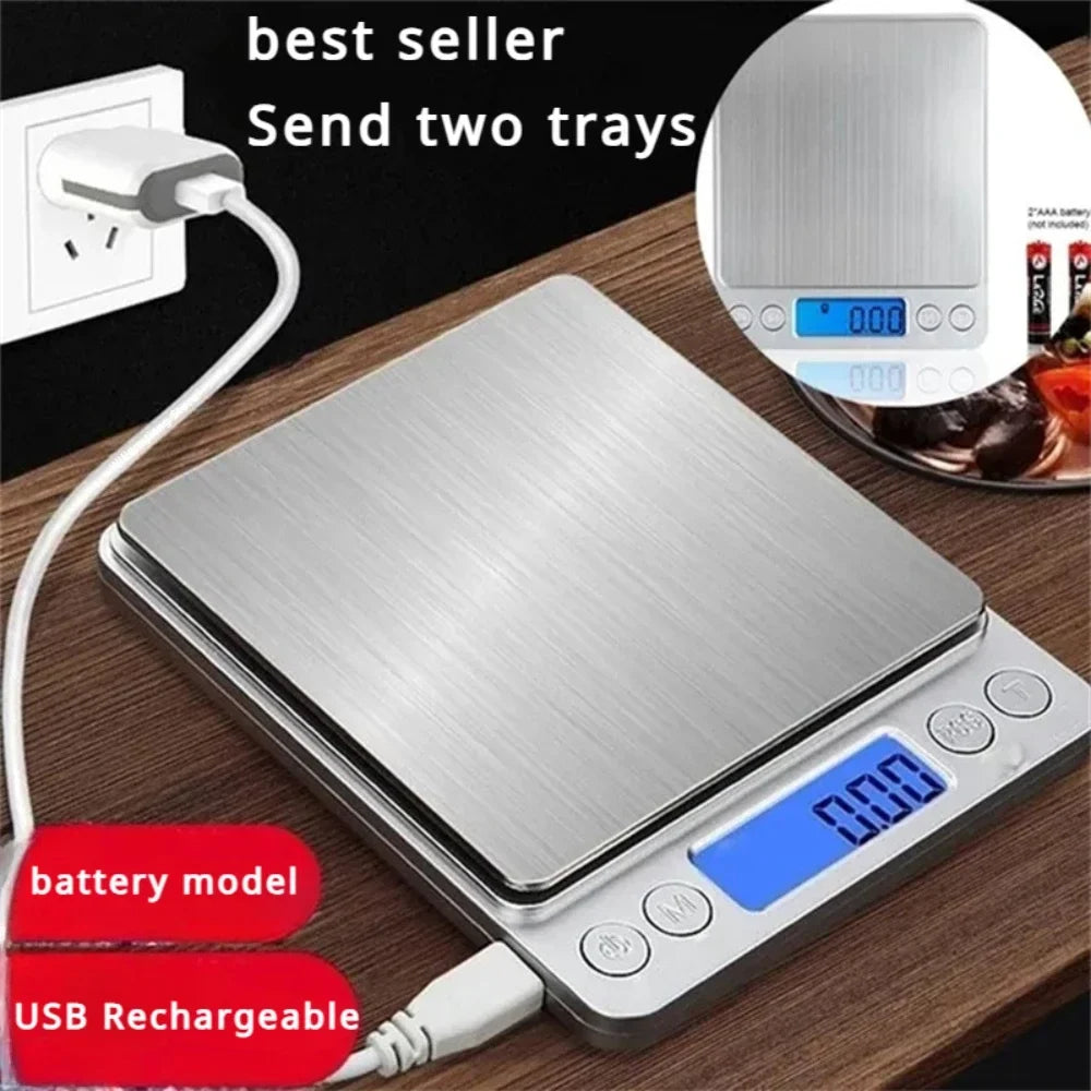 Digital Precision Scale 3000g/0.1g – Kitchen & Jewelry Scale