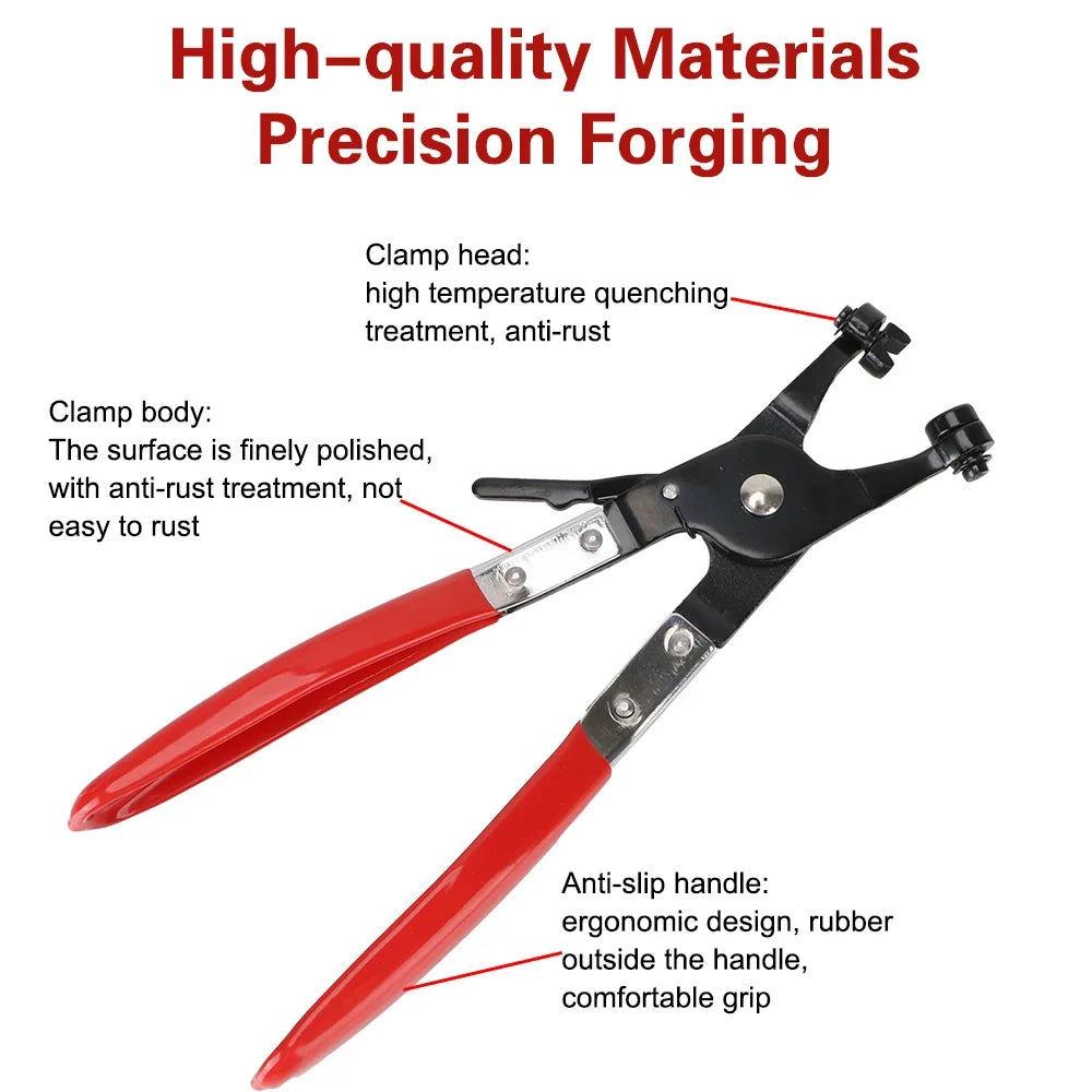 Hose Clamp Pliers – Flat Band Ring Type Removal Tool