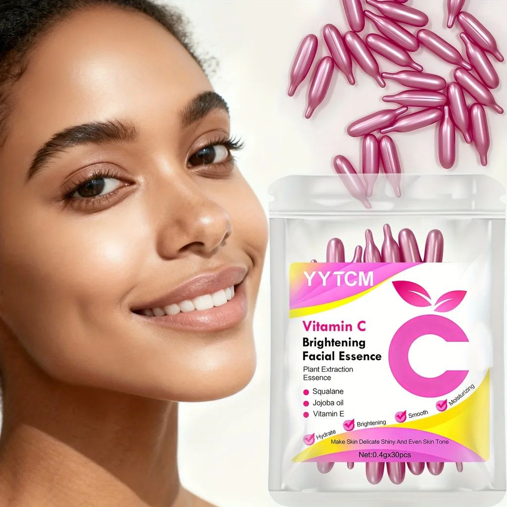 Vitamin C Brightening Capsule Essence – Squalane & Jojoba 30ct