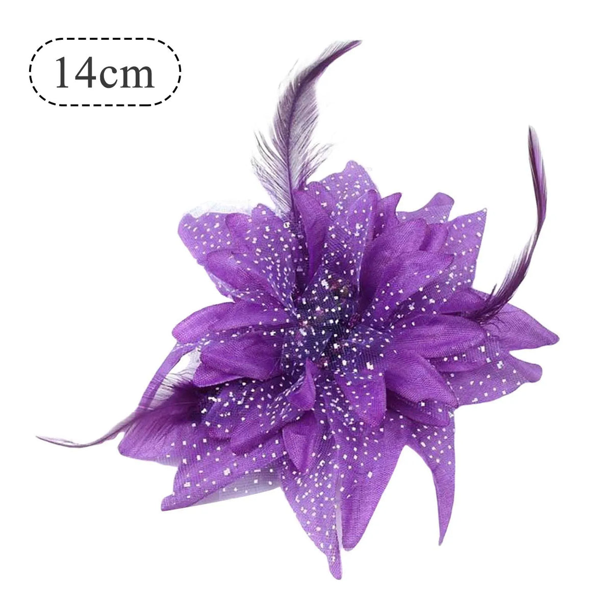 Lily Flower Hair Clip for Wedding, Party & Bridal Events