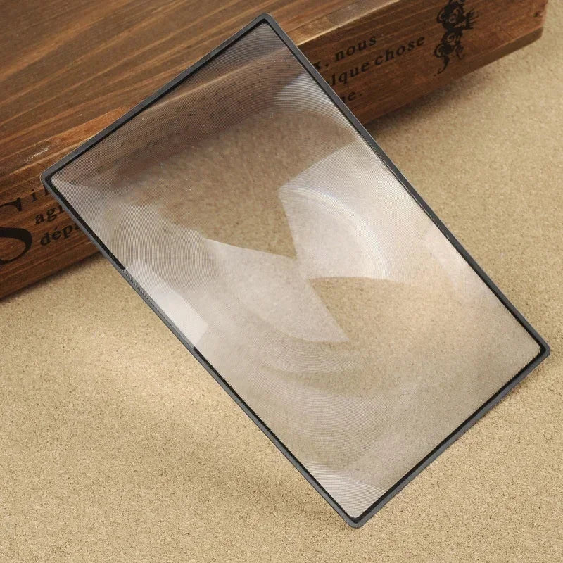 A5 Magnifying Reading Glass Lens Plate PVC 180X120mm Book Page