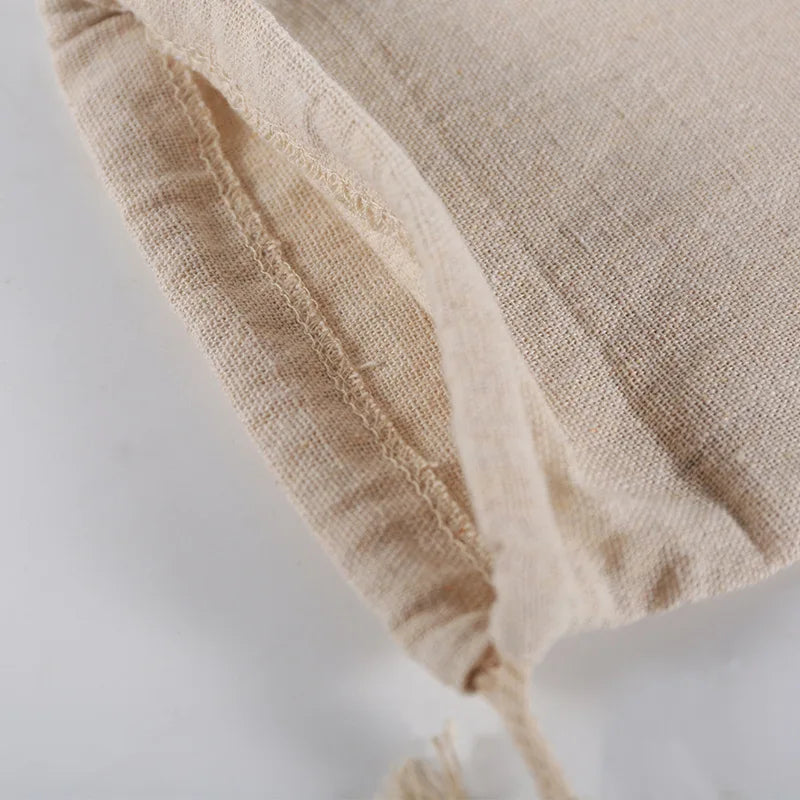 Linen Bread Bags Sourdough Homemade Reusable Storage Bag Fabric Home