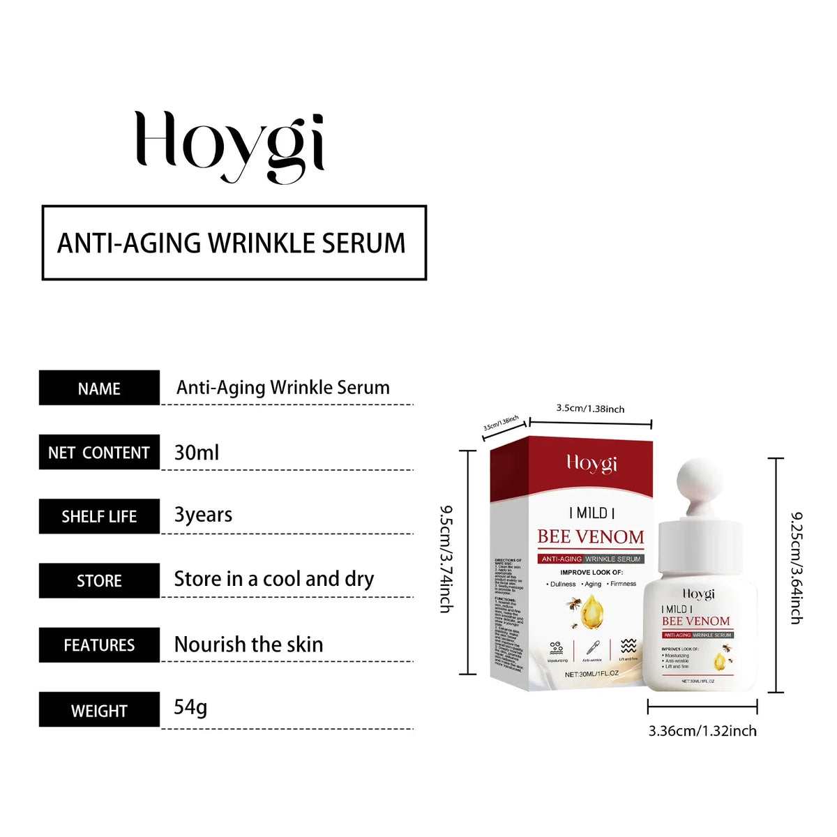Hoygi Daily Facial Serum – Moisturizing, Firming & Anti-Aging