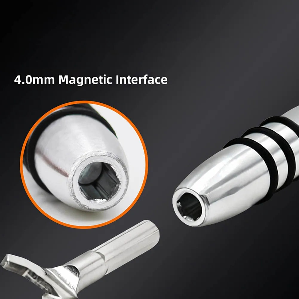 Magnetic 4mm Hex Screwdriver Handle | Anti-Slip Bit Holder