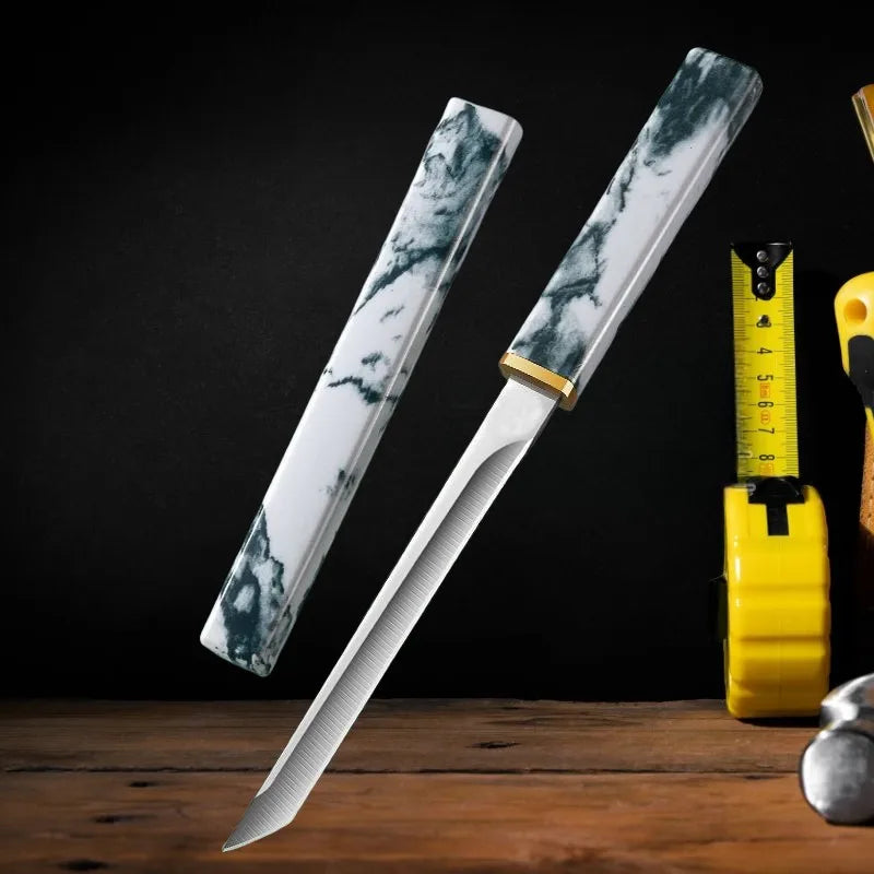 Hand-Forged Utility Kitchen Knife – Stainless Steel Boning Blade