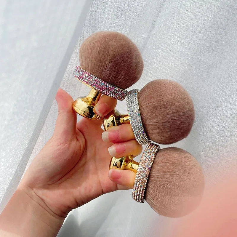 Large Mushroom Head Powder Brush – Soft Nylon Bristles