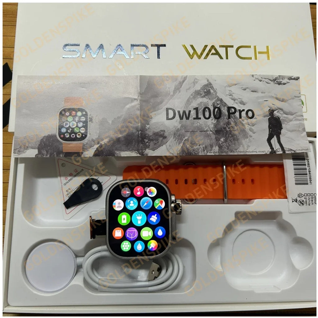 GOLDENSPIKE DW100 Pro 4G Android Smartwatch | AMOLED 128GB GPS