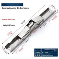 Soft-Close Full Overlay Cabinet Hinge | Straight Arm Damper