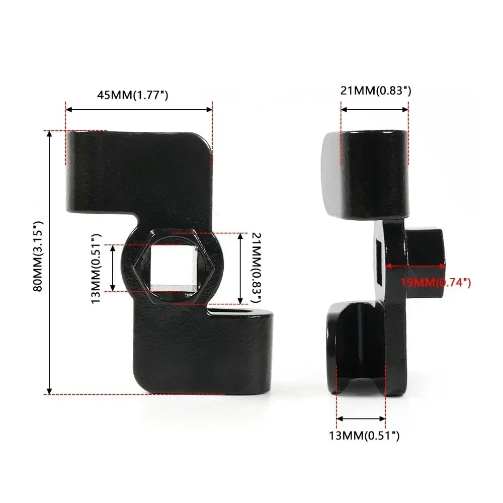 Universal Wrench Extender Adapter – 1/2" & 21mm Hex Drive