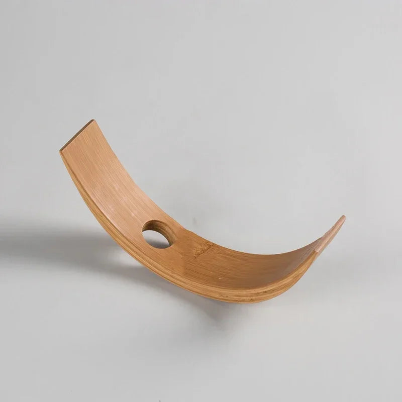 Wooden Balanced Wine Bottle Rack Home Creative Hanging Bamboo Club