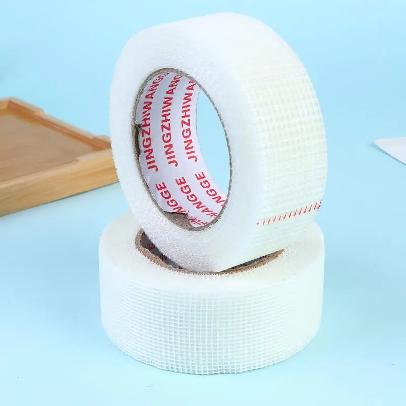 2 Roll 30M Glass Fiber Self-adhesive Mesh Tape Wall Crack Repair
