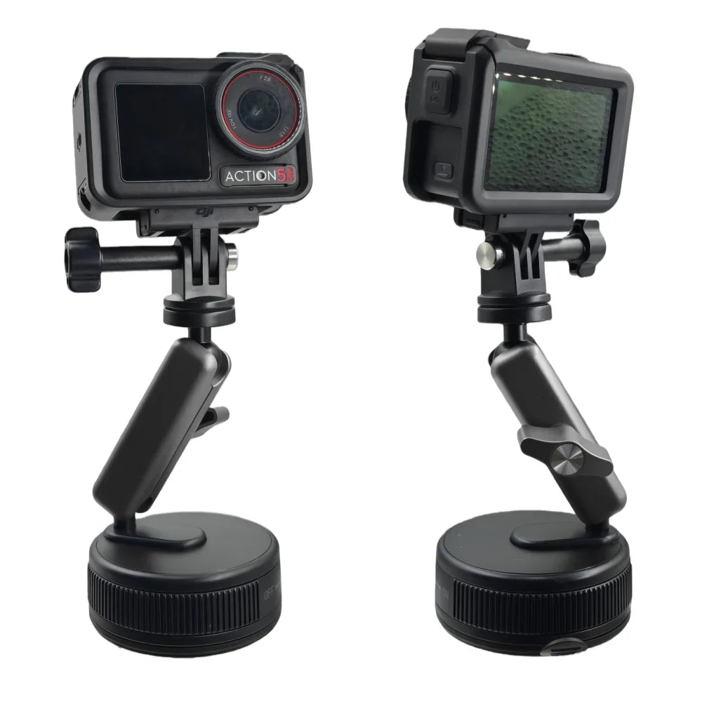 360° Suction Cup Car Mount for Insta360, GoPro & Action Cameras