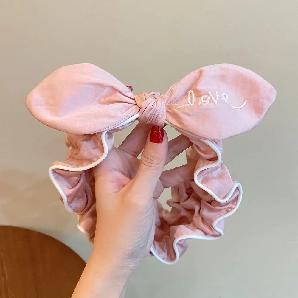Korean Bow Fabric Headband – Wide Cloth Hair Band for Women