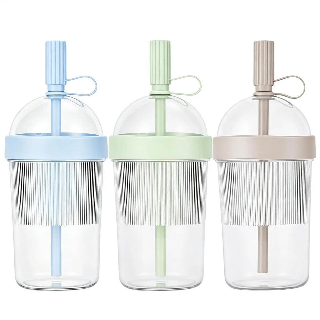 17oz Reusable Straw Cup | Coffee, Bubble Tea & Juice Tumbler