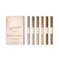QiBest 2-in-1 Matte & Shimmer Liquid Eyeshadow Set – 6 Pcs