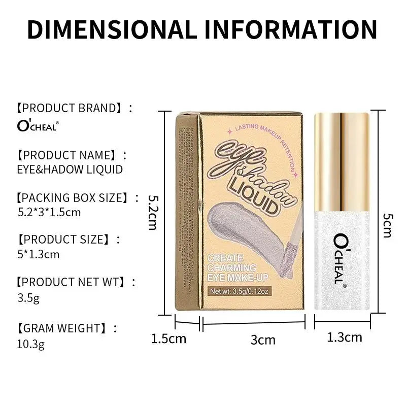 Mini Glitter Liquid Eyeshadow – Metallic Shimmer & Waterproof