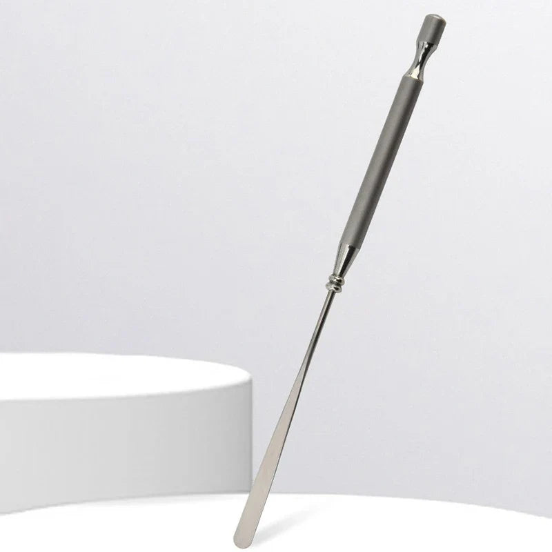 Stainless Steel Nail Art Gel Spatula & Pigment Mixing Tool