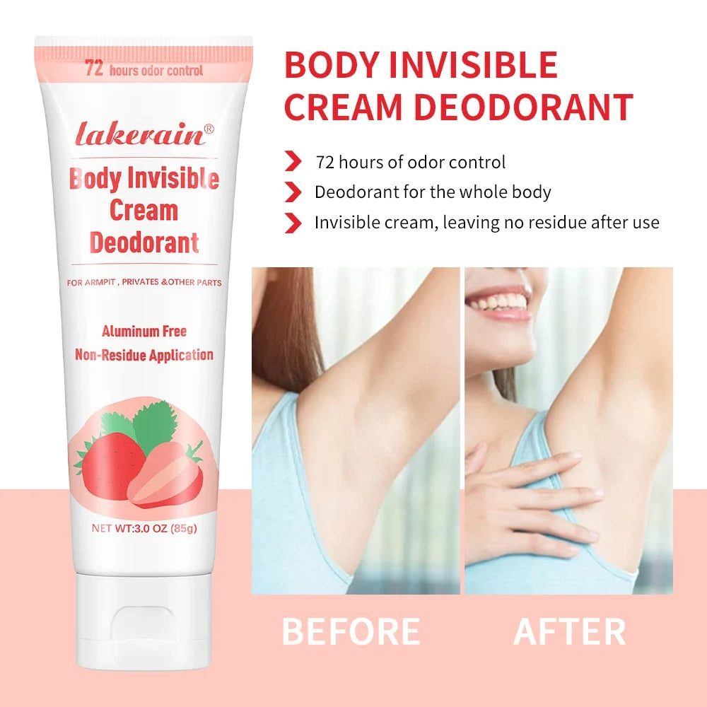 Lakerain Fruity Deodorant Cream – Aluminum-Free, Long-Lasting