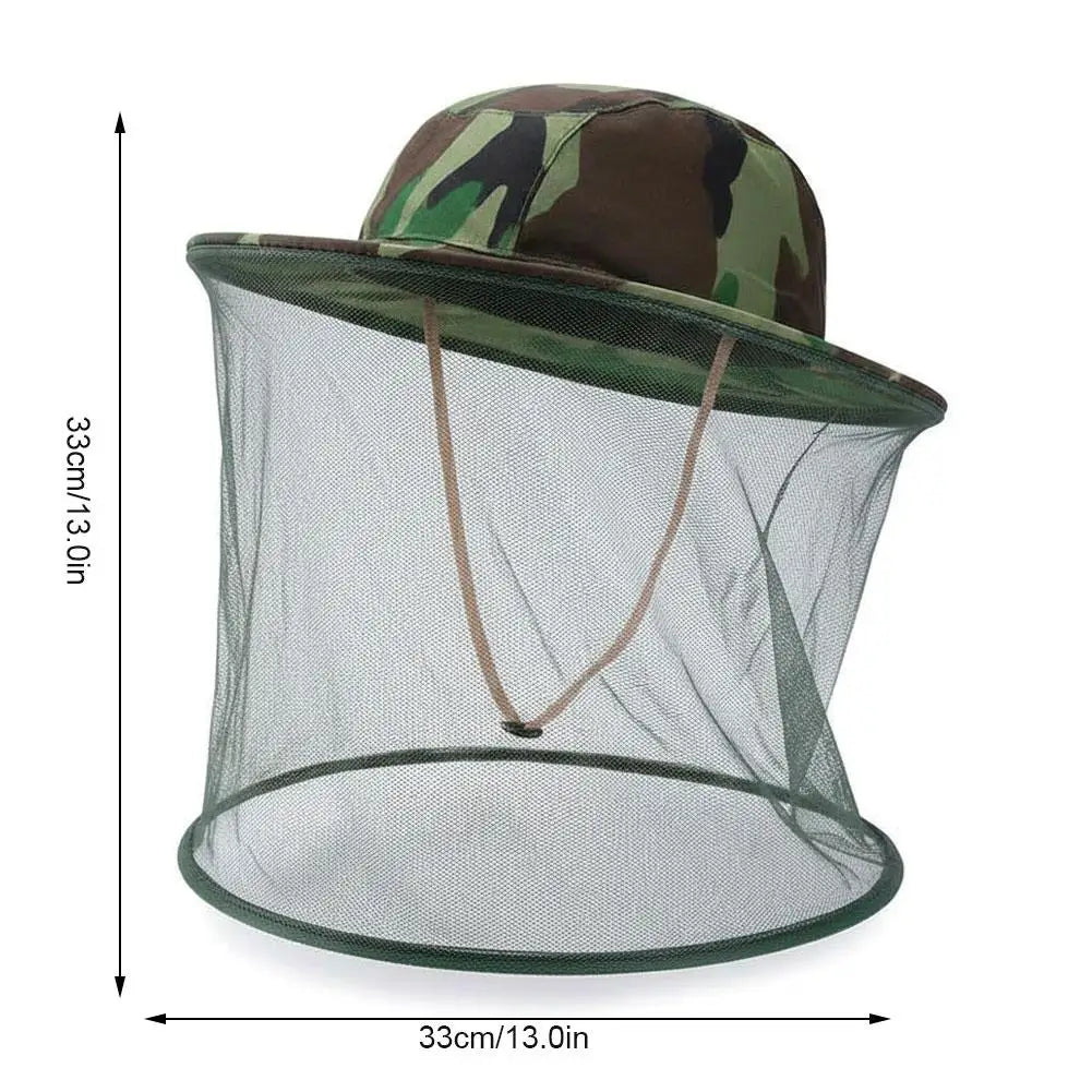 Mosquito Head Net Hat – Bug & UV Protection for Outdoors