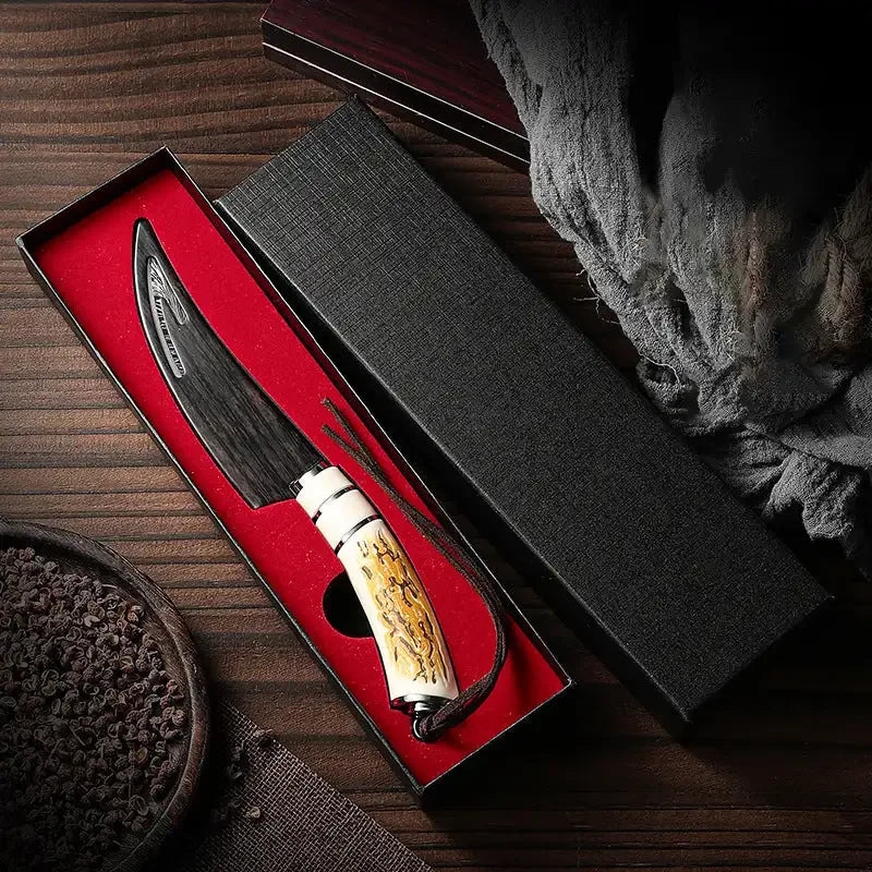 Damascus Steel Japanese Chef Knife – 10.5" Sharp Kitchen Blade