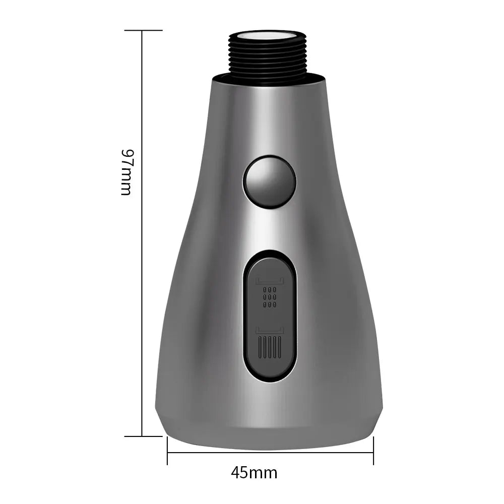 3-Mode Pull Out Kitchen Faucet Sprayer Nozzle – Water Saving