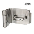 90 Degrees Door Lock Buckle Hasp Staple Gate Shed Latch Plate Clasp