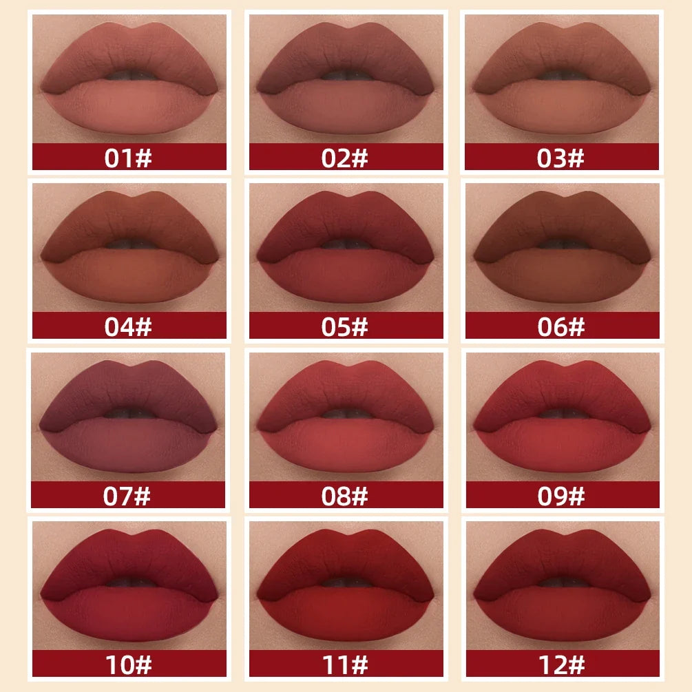 QIBEST Matte Liquid Lipstick – Long-Lasting Velvet Lip Gloss