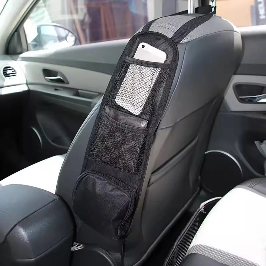 Universal Car Seat Side Organizer | Multi-Pocket Storage