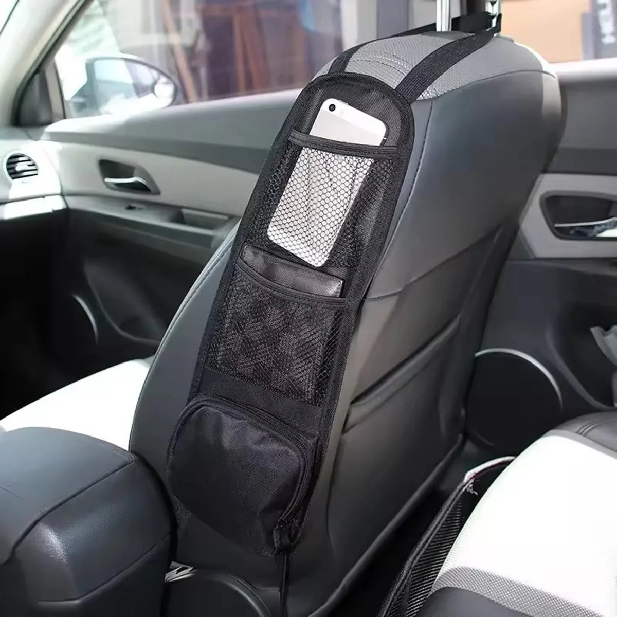 Universal Car Seat Side Organizer | Multi-Pocket Storage