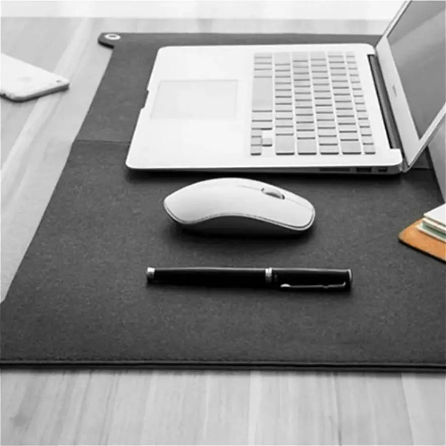 Large Felt Desk Mat – Non-Slip Mouse Pad & Desktop Protector
