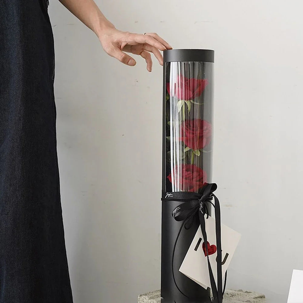 Flower Packaging Box Single Branch Rose Carnation Bouquet Florist